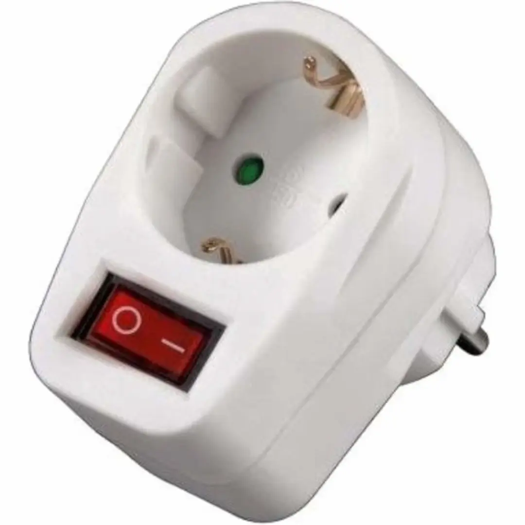 Grundig Stopcontact met Schakelaar - Wit