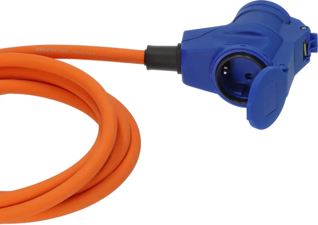 Brennenstuhl CEE Verloopkabel Camping 1,5m - 230V/16A - Oranje