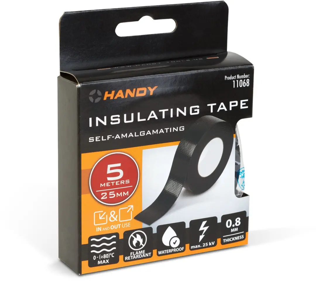 Handy Zelfvulkaniserende Isolatietape 5m x 25mm - Zwart