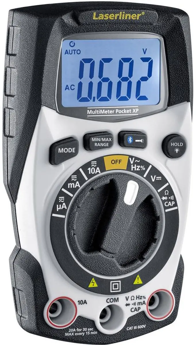 Laserliner Pocket XP Multimeter 083.036A - Grijs/Zwart