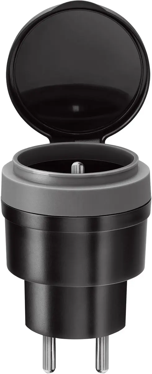 KlikAanKlikUit Draadloze Buitenstekker Set 2x - 3500W - Zwart