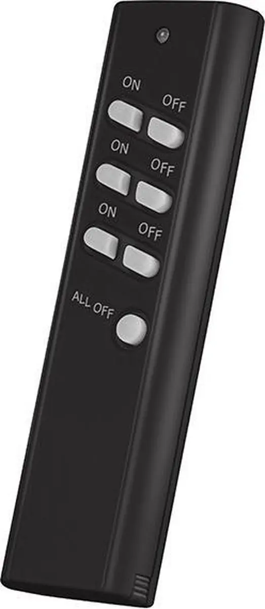 KlikAanKlikUit Draadloze Buitenstekker Set 2x - 3500W - Zwart - afbeelding 6 van 6