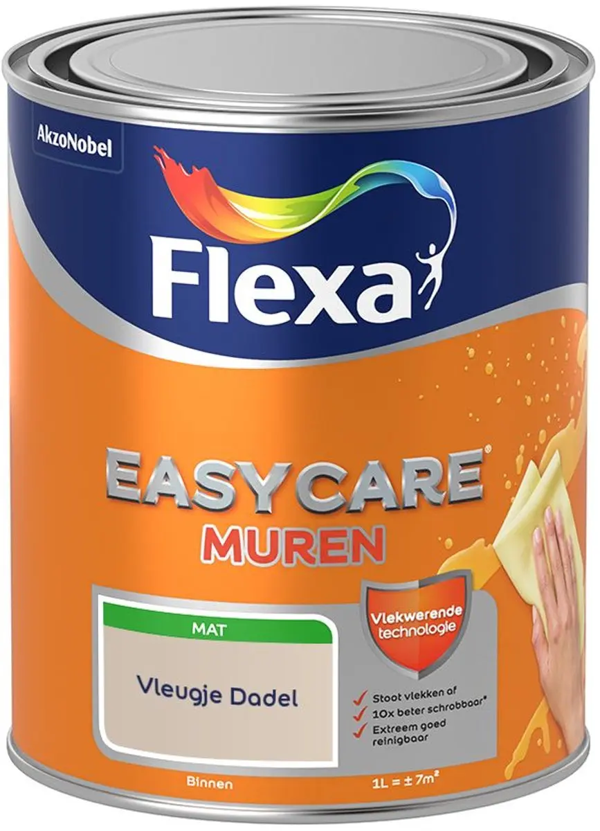 Flexa Easycare Muren Vleugje Dadel Mengverf 1L
