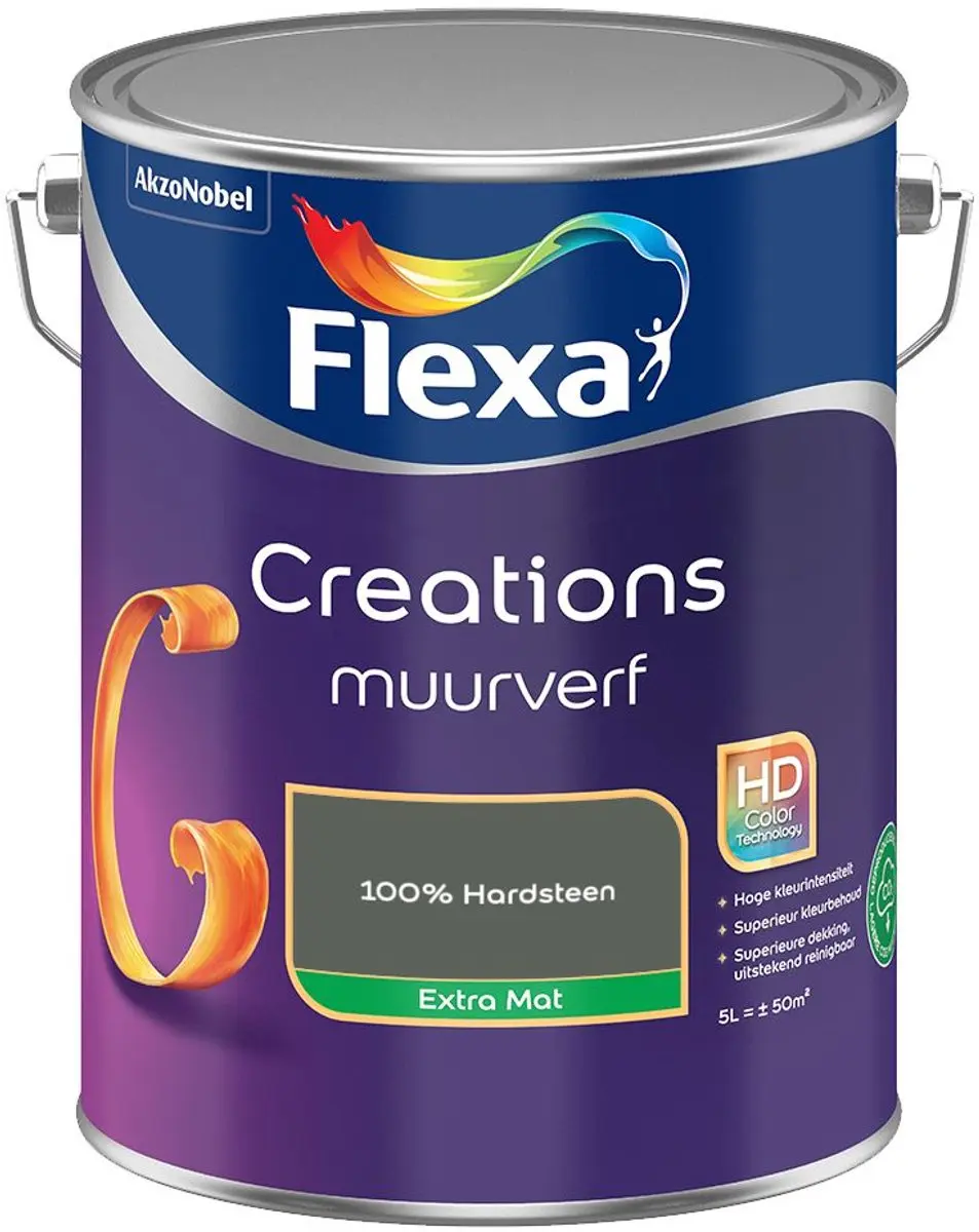 Flexa Creations Muurverf Extra Mat 100% Hardsteen