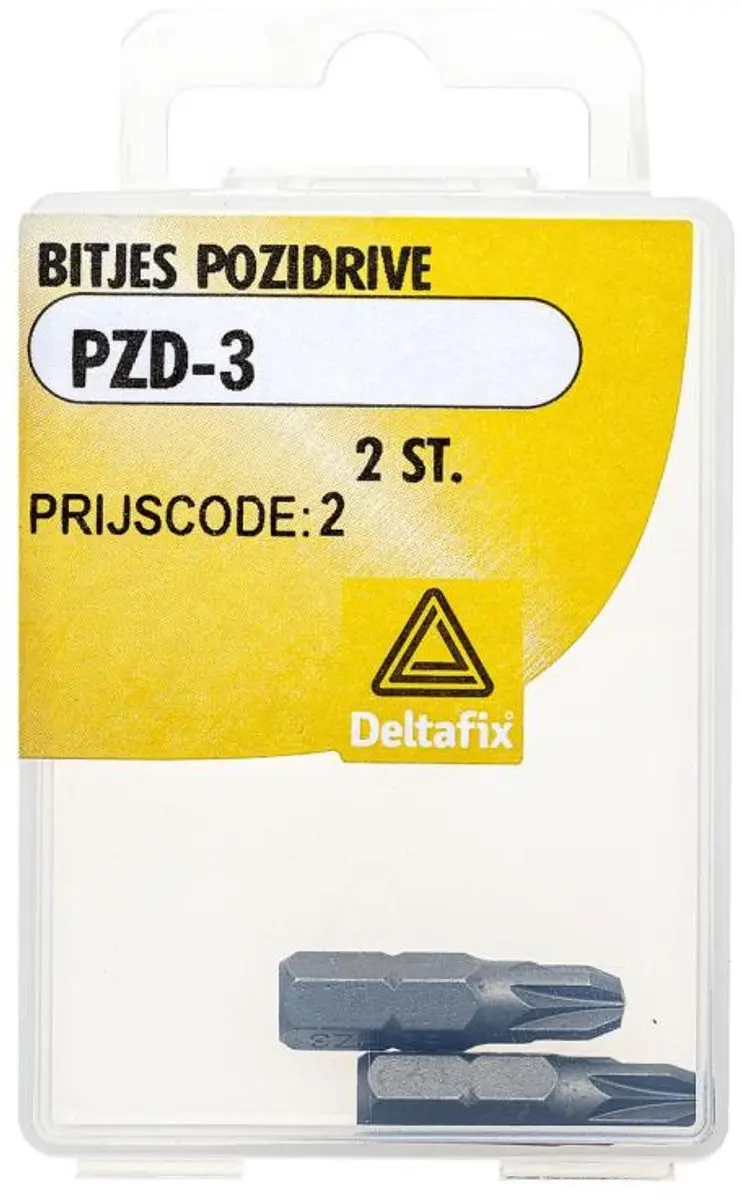 Deltafix Pozidrive Bitjes PZD-3