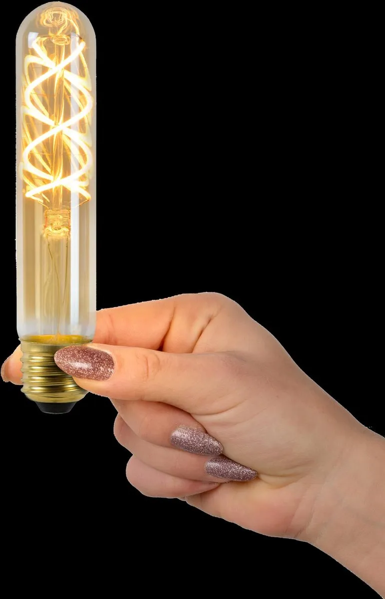 Lucide T32 LED Filamentlamp E27 4,9W 2200K - Amber