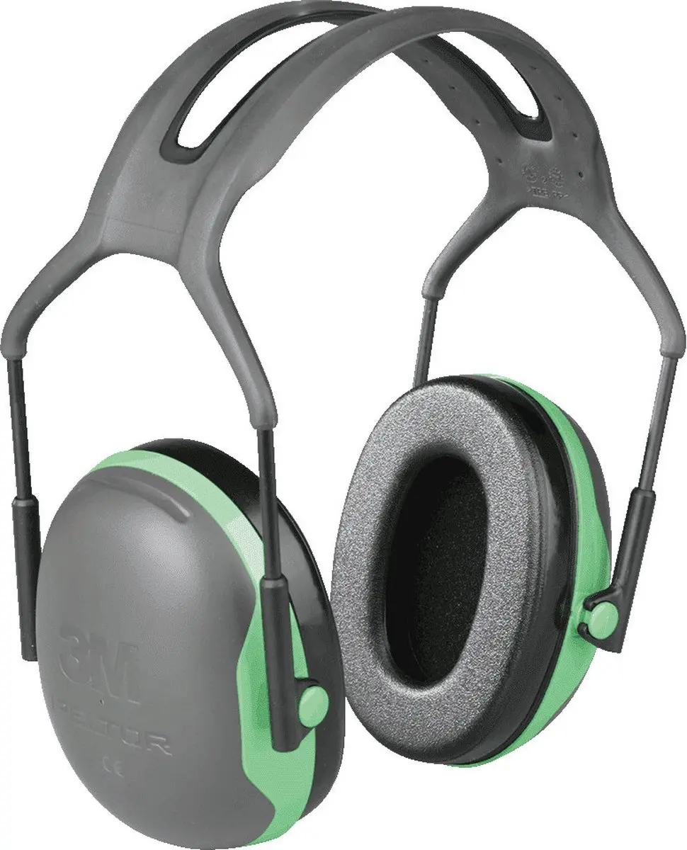 3M Peltor X1A Gehoorbeschermer - Zwart/Groen