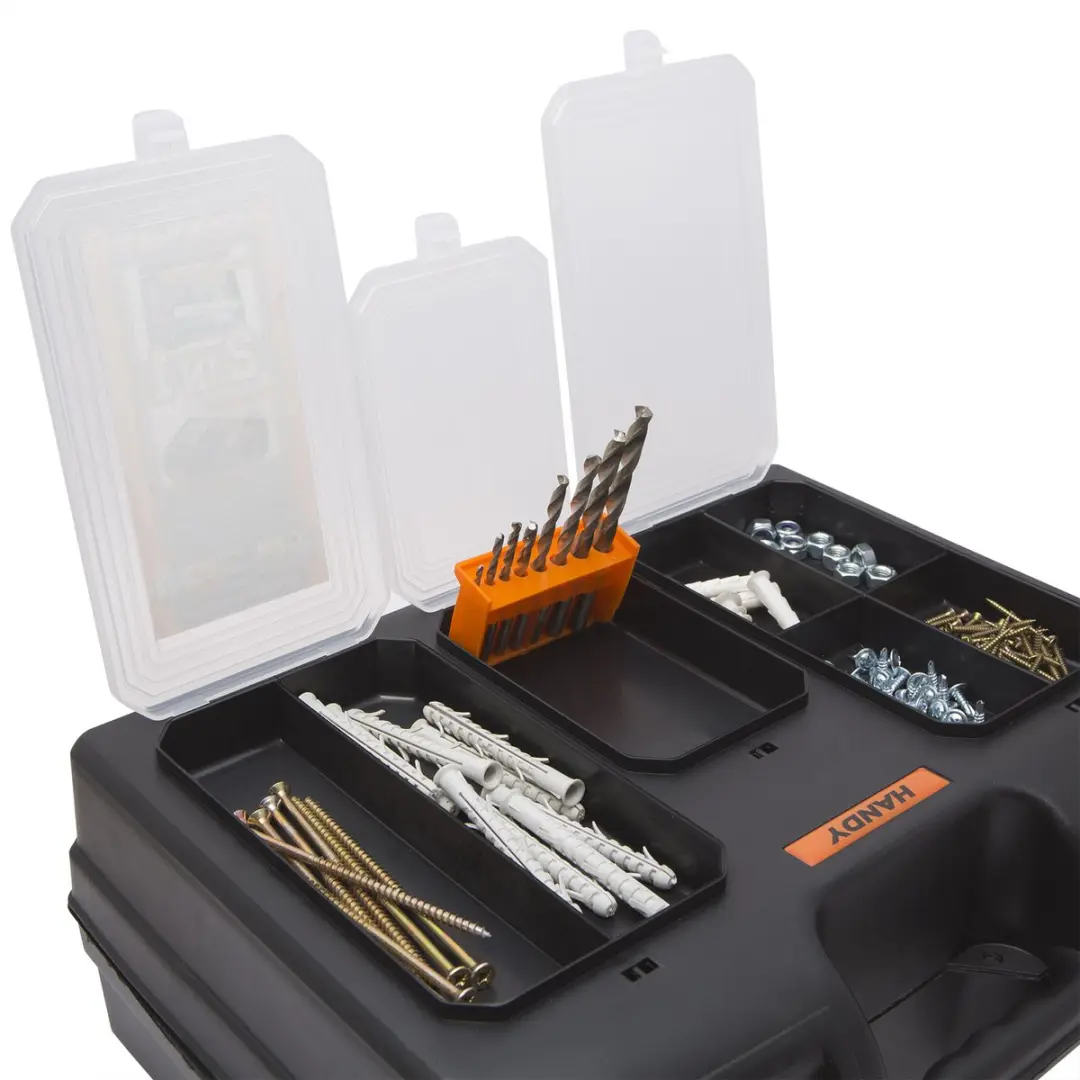 Handy Sorteerdoos Boorhouder 400x300x155mm - Oranje/Zwart