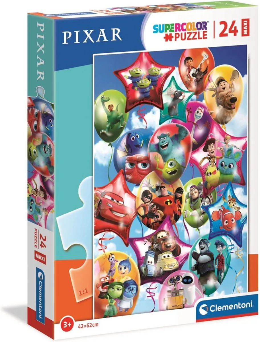 Clementoni Pixar Party Maxi Puzzel 24 Stuks