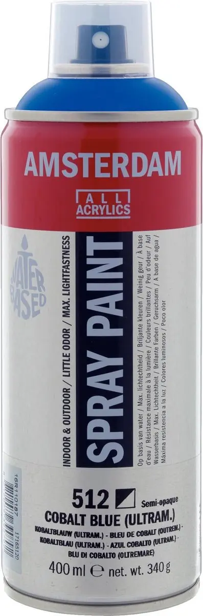 Talens Spraypaint Kobaltblauw Ultramarijn 400ml