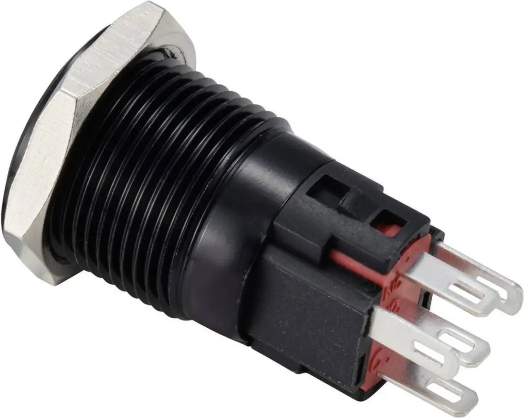 Tru Components TC-12647432 Druktoets - 250V/AC 3A - Groen - IP65