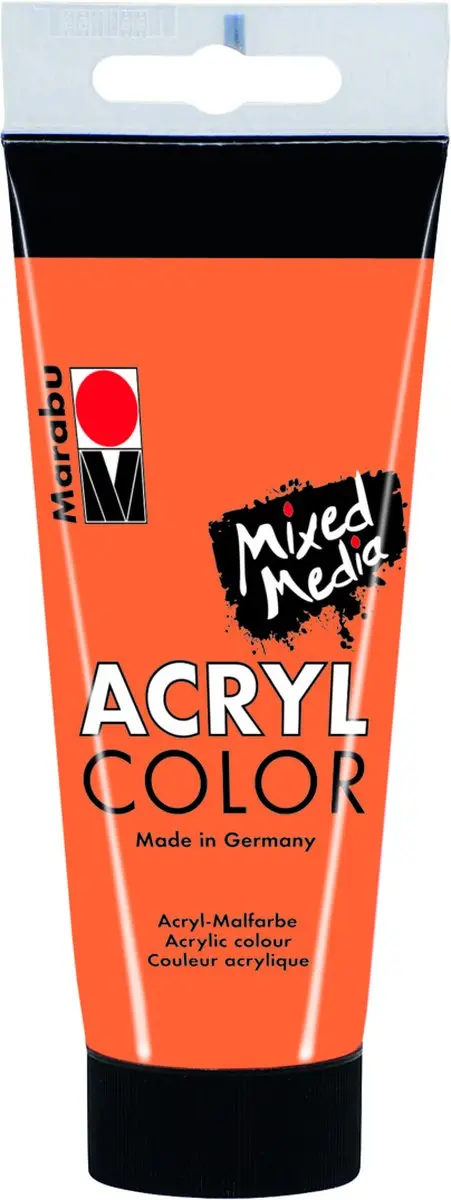 Marabu Acryl Color 013 Oranje Acrylverf 100ml