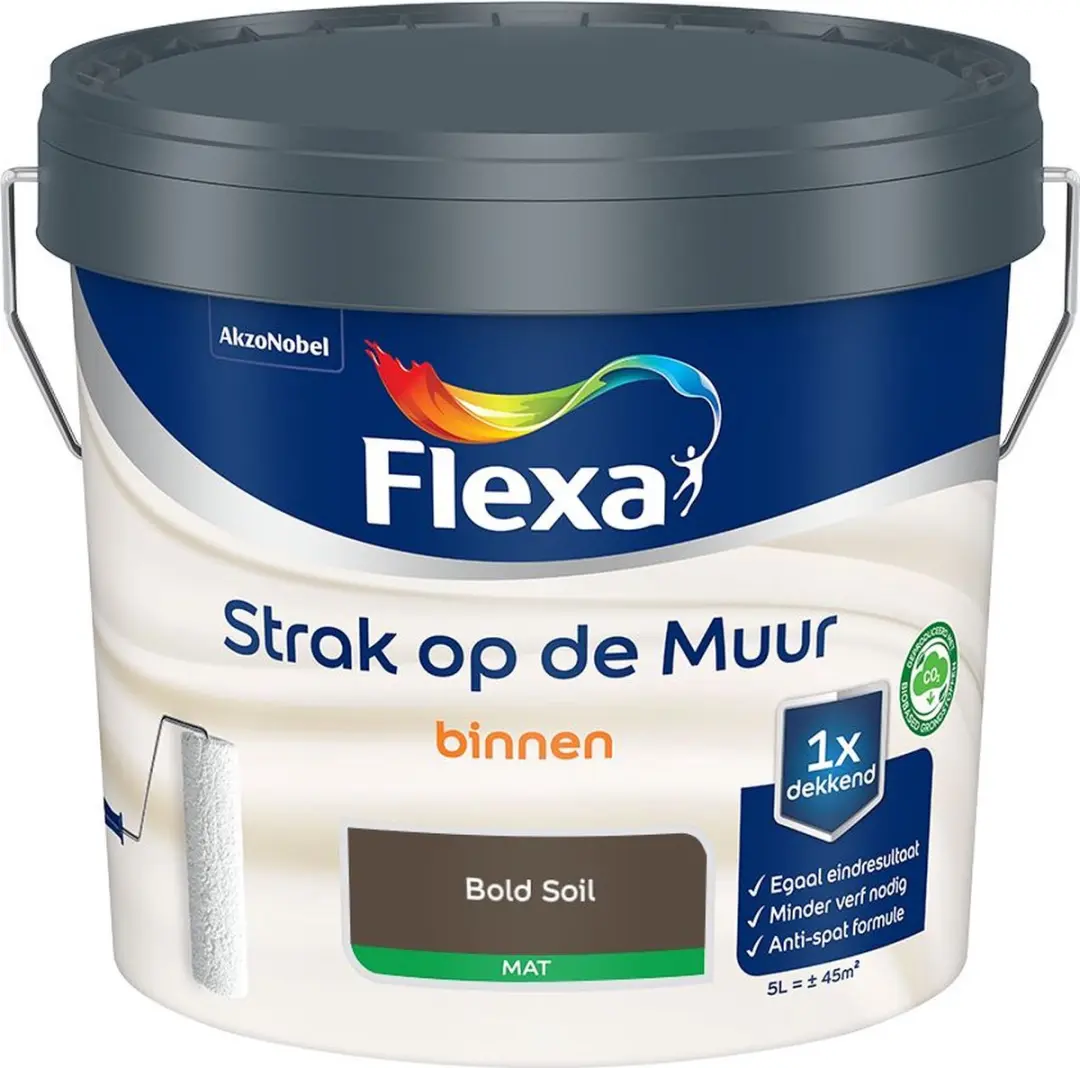Flexa Strak Op De Muur Mengverf Bold Soil 5L