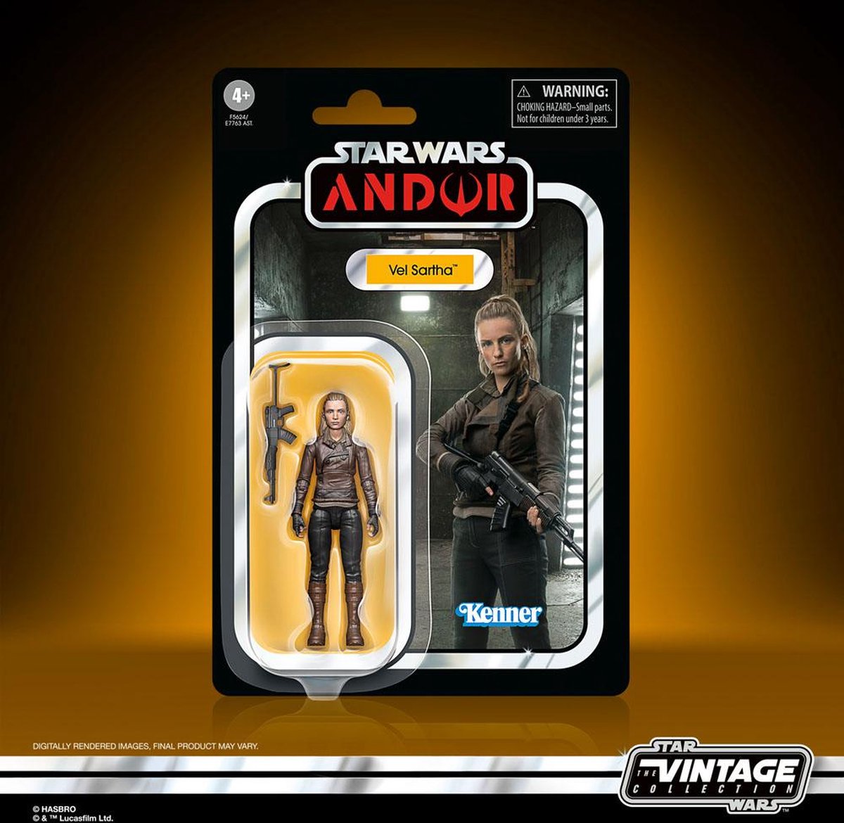 Hasbro Star Wars Actiefiguur Vel Sartha 10 cm Andor Vintage Collection Multicolours