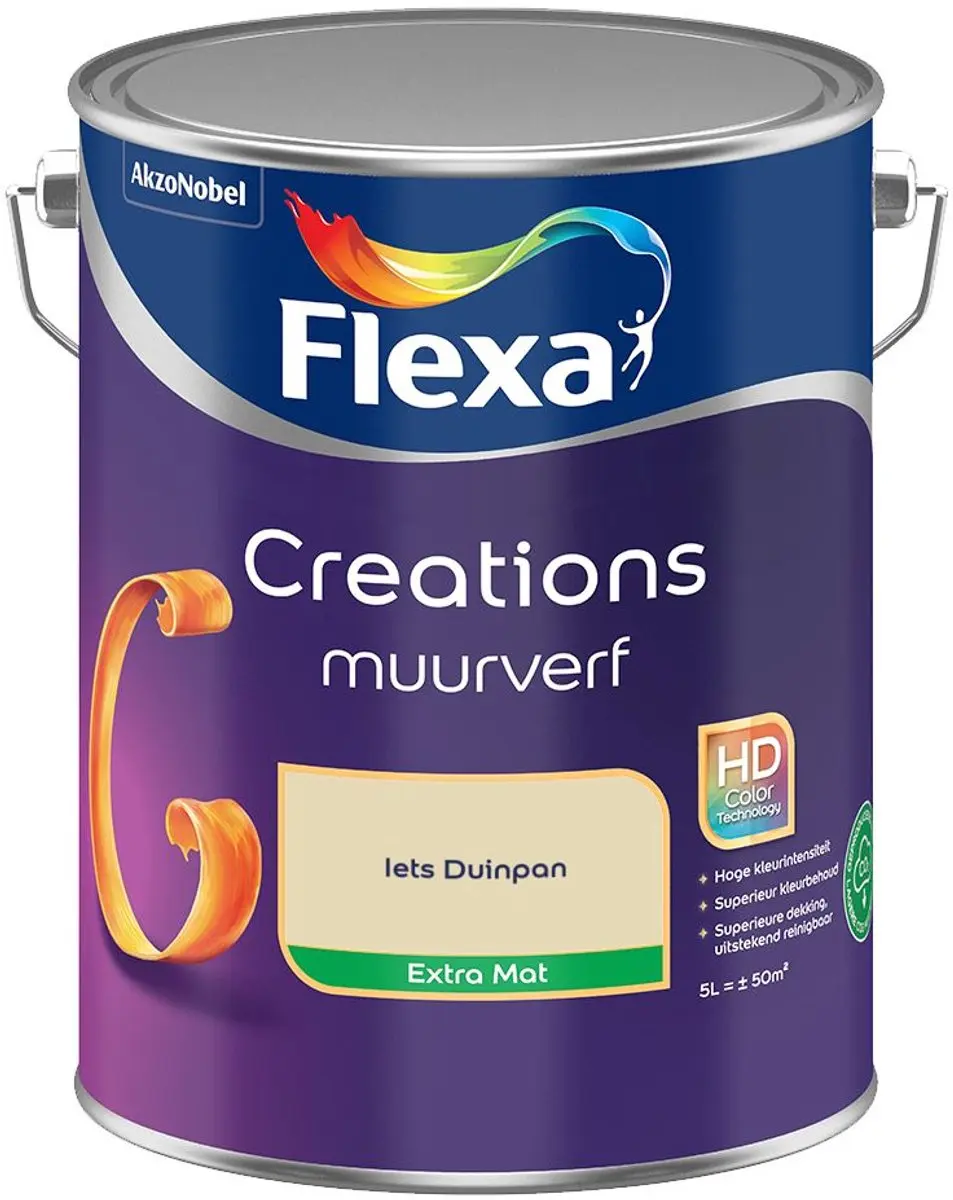 Flexa Creations Muurverf Extra Mat Iets Duinpan 5L