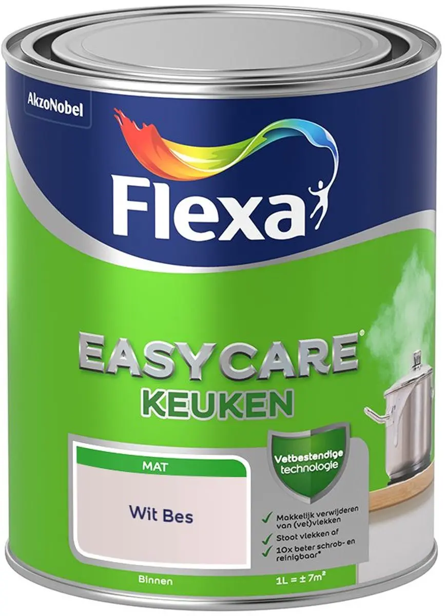 Flexa Easycare Keukenverf Wit Bes 1L