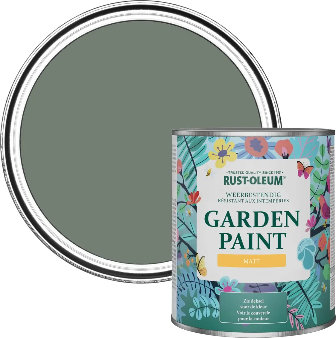 Rust-Oleum Sereniteit Groen Tuinverf Matt 750ml