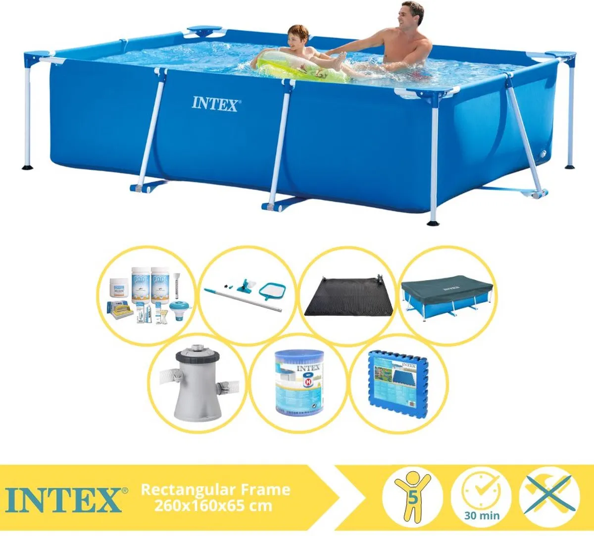 Intex 28271NP Opzetzwembad 260x160x65cm