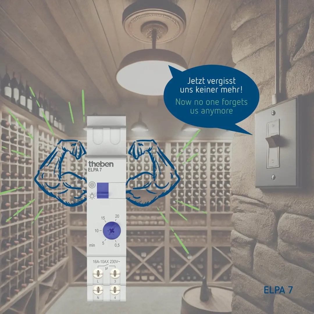 Theben ELPA 7 Elektronische Trappenhuistimer 600W