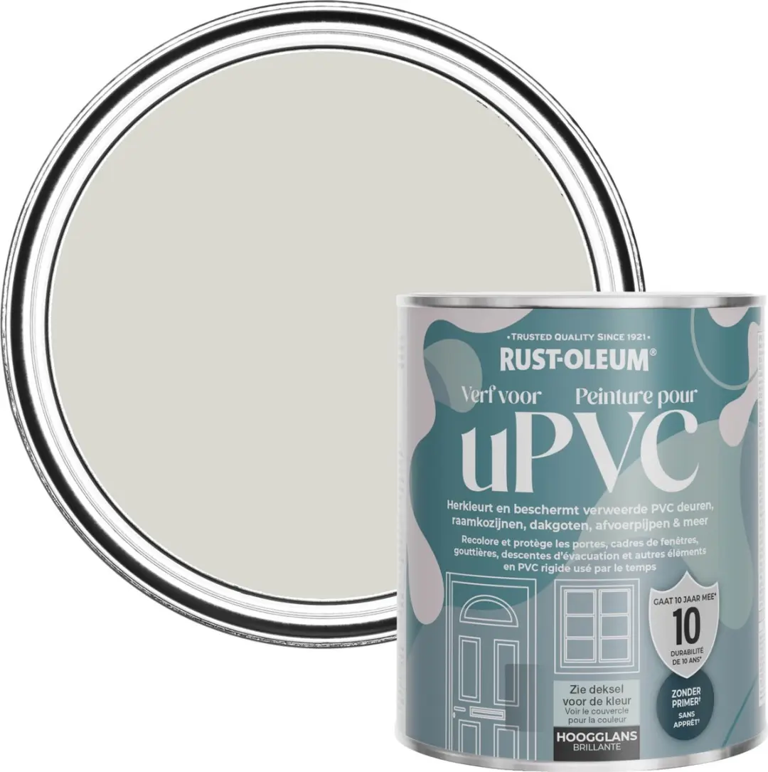 Rust-Oleum Grijs Hoogglans Verf Mokka 750ml