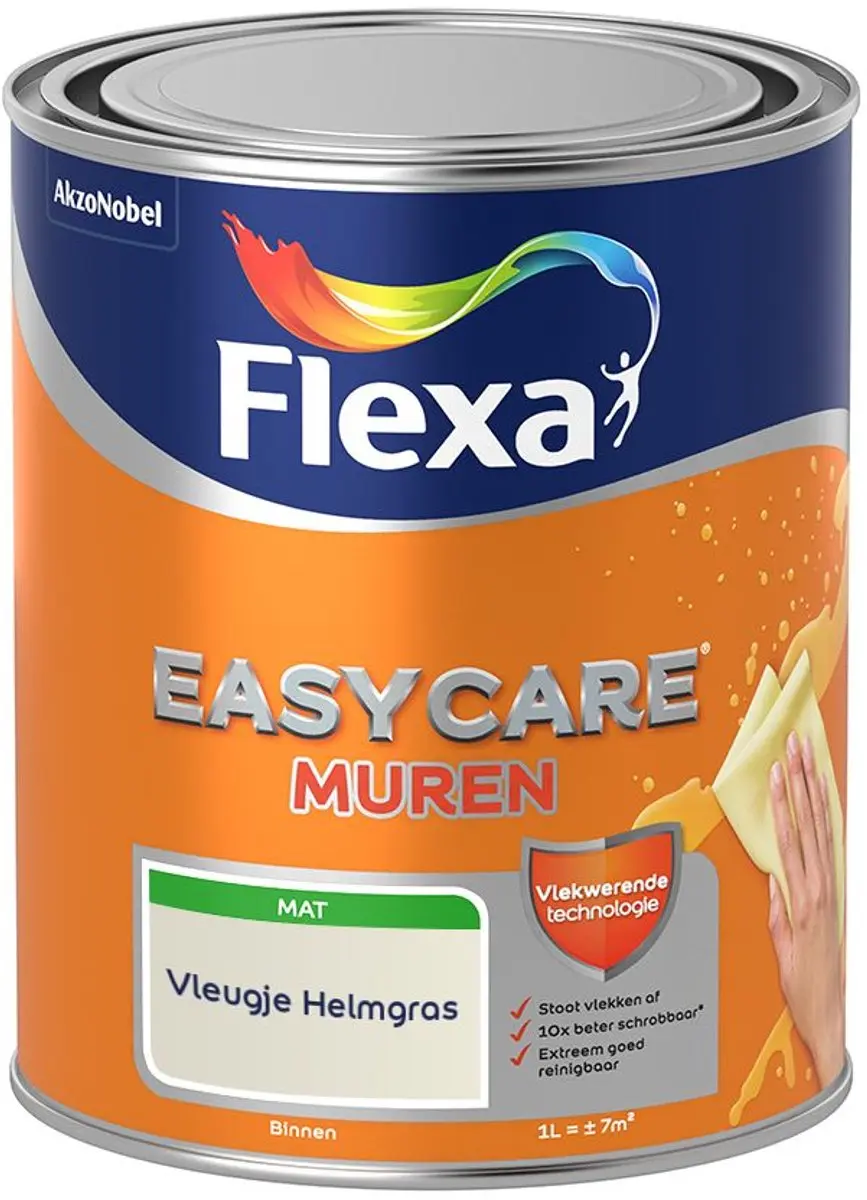 Flexa Easycare Muren Vleugje Helmgras Mengverf 1L