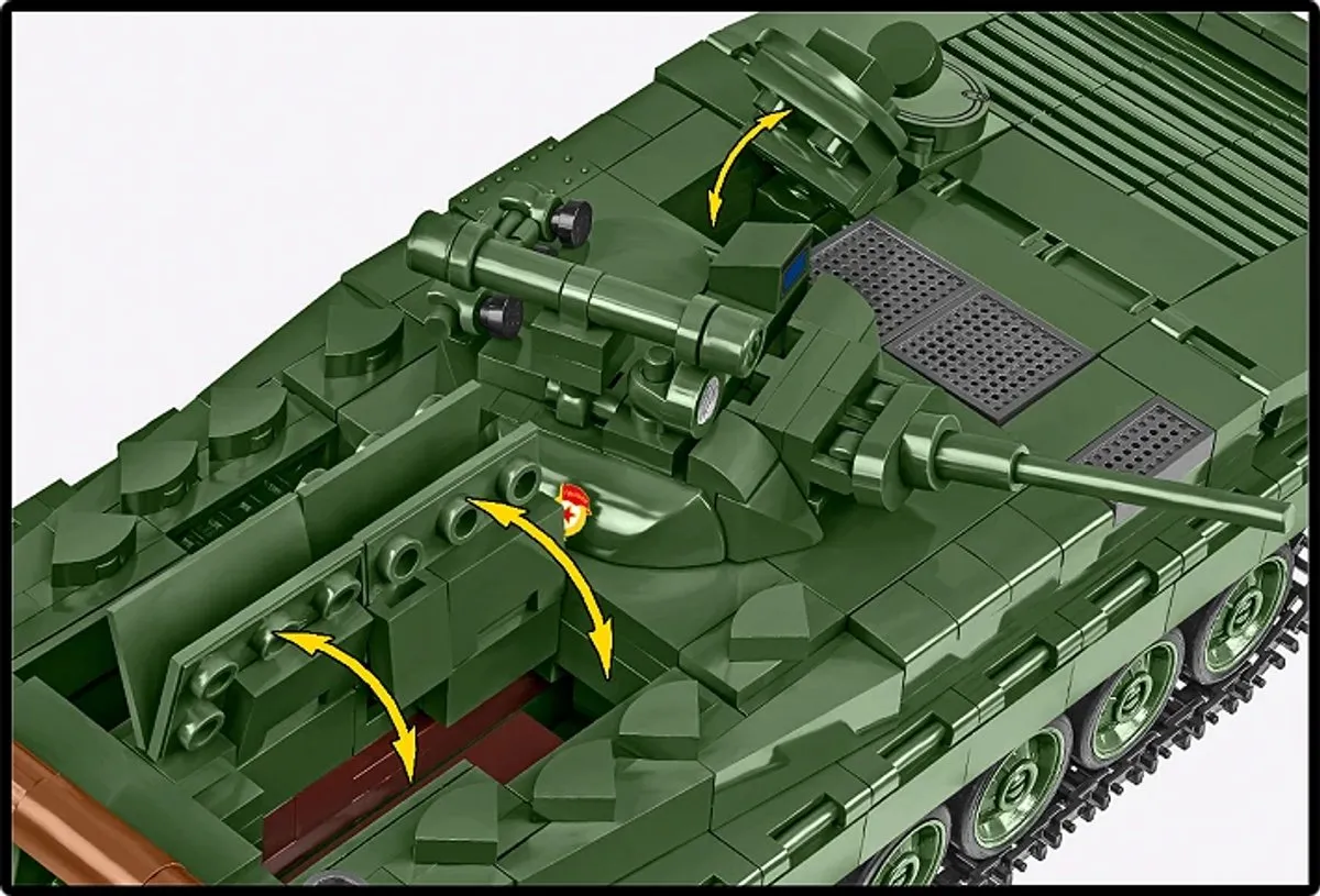 Cobi BMP-1 758 Stukken - 1 Minifiguur - Groen - afbeelding 6 van 6