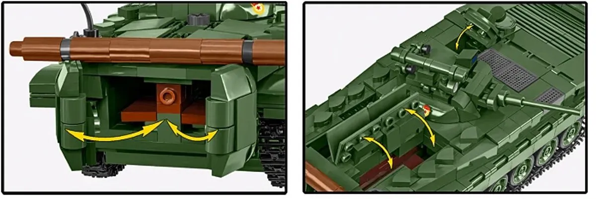 Cobi BMP-1 758 Stukken - 1 Minifiguur - Groen