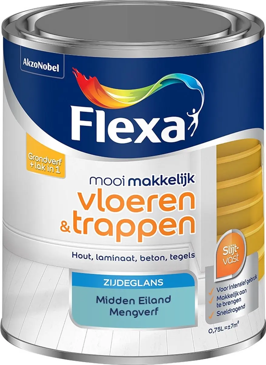 Flexa Mengverf Midden Eiland 750ml - o.a. Hout/Steen