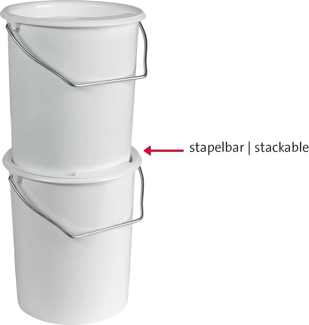 Westmark Maxi Voorraademmers 3L - 2 Stuks Wit