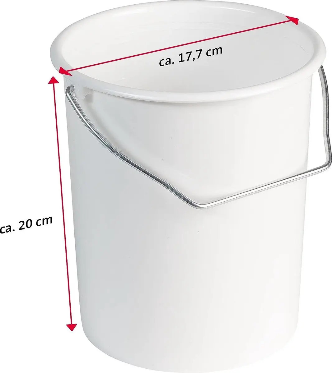 Westmark Maxi Voorraademmers 3L - 2 Stuks Wit