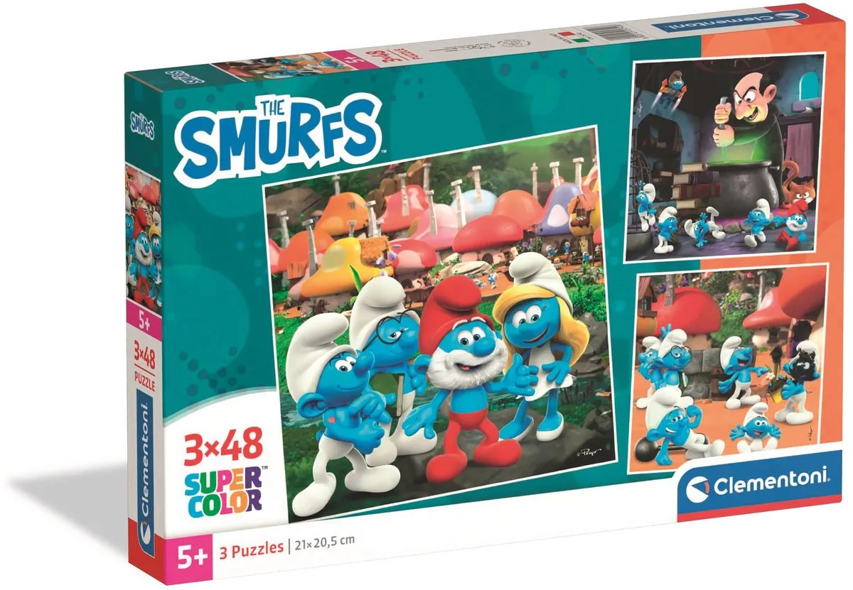 Clementoni De Smurfen Puzzel 144 Stuks - Multikleur