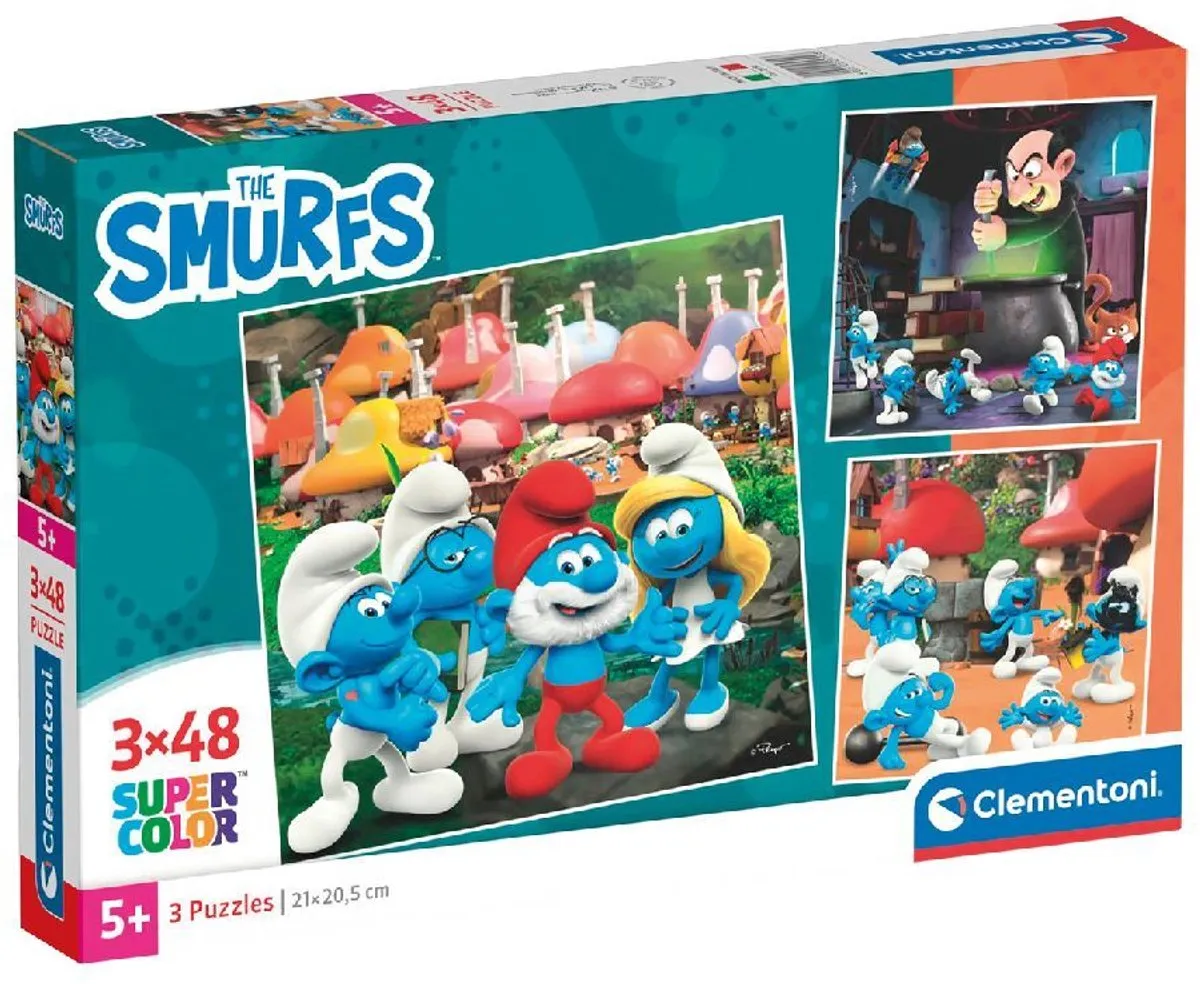 Clementoni De Smurfen Puzzel 144 Stuks - Multikleur