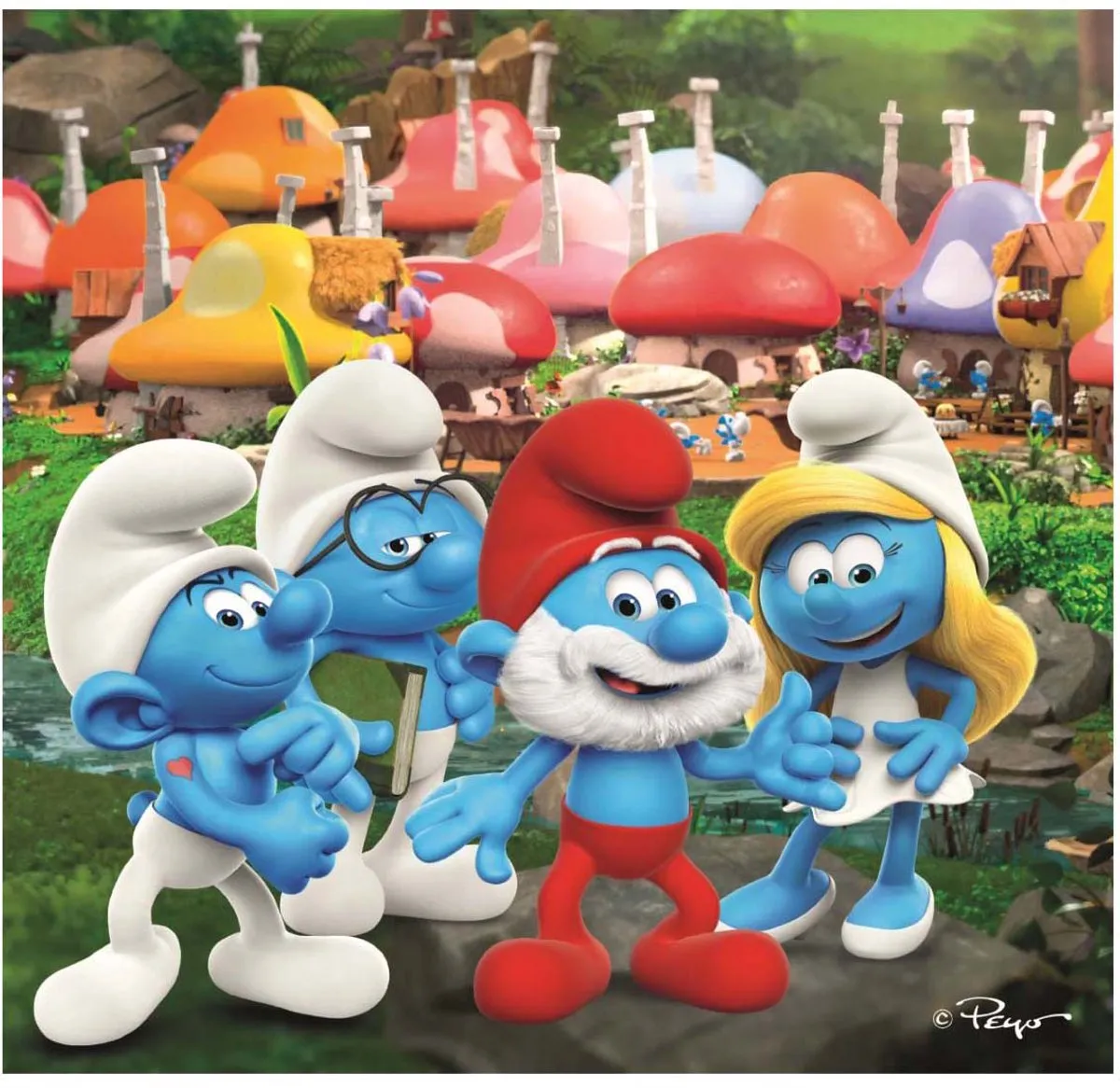 Clementoni De Smurfen Puzzel 144 Stuks - Multikleur - afbeelding 6 van 6
