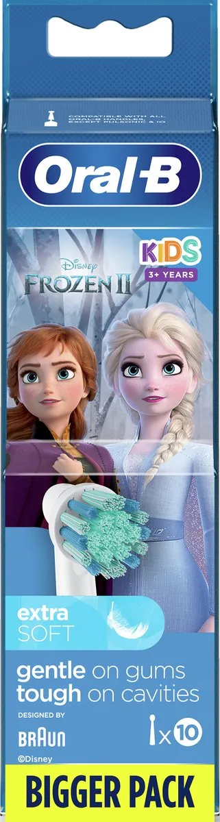 Oral-B Kids Frozen Opzetborstels - 10 Stuks