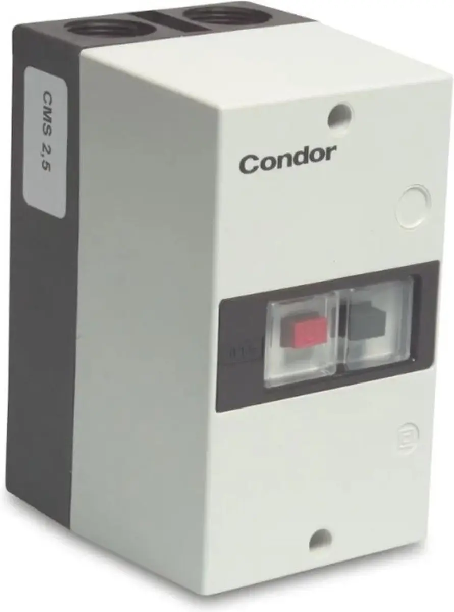 Condor CMS 10.0 Motorbeveiligingsschakelaar 6,3A Wit