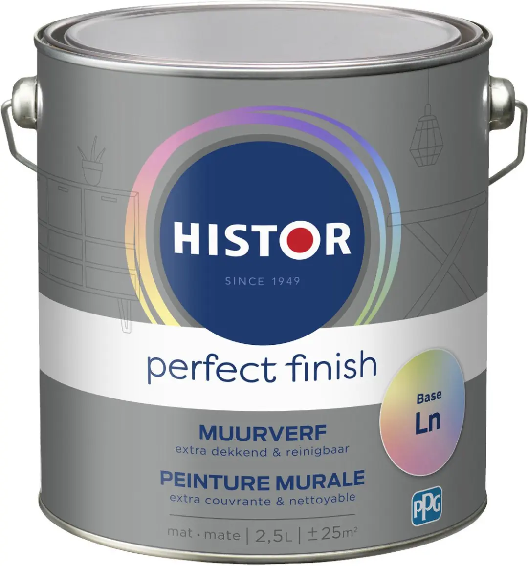 Histor Perfect Finish Muurverf 2,5L