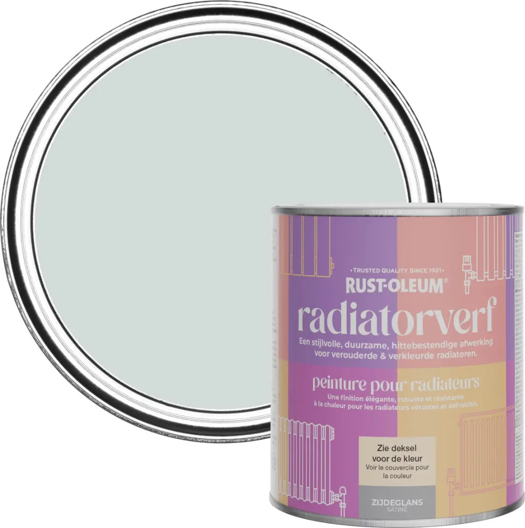 Rust-Oleum Radiatorverf Lichtgrijs Duifgrijs 750ml