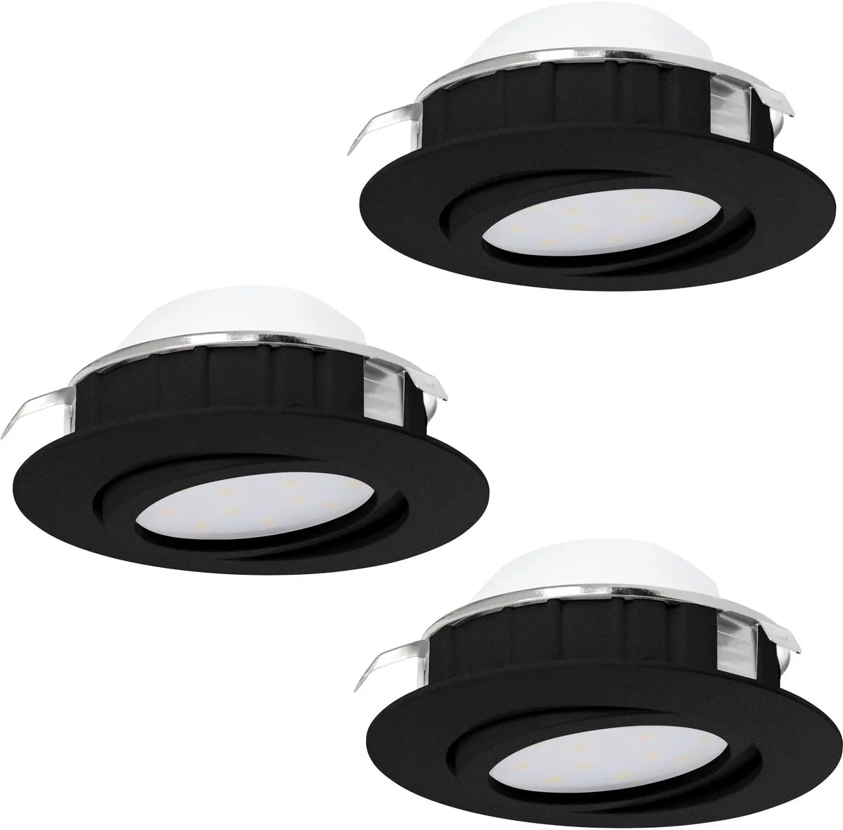 Eglo Pineda Inbouwlamp 3x8.4cm - Zwart