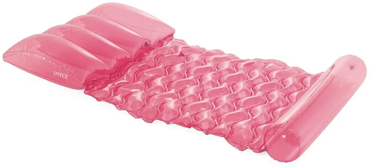 Intex Opblaasbaar Matras 89x173cm - Transparant