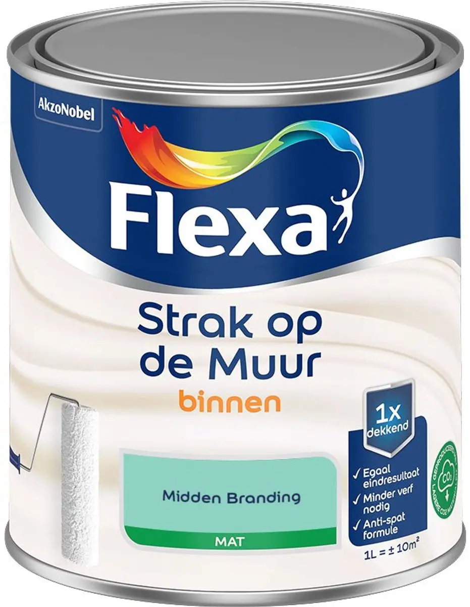Flexa Strak Op De Muur Binnen Mat Mengverf 1L