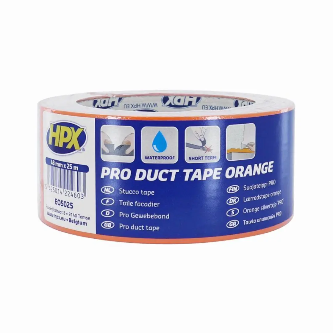 HPX Universele Reparatietape - Oranje 50mm x 25m