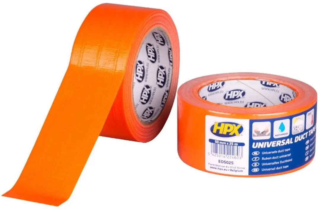 HPX Universele Reparatietape - Oranje 50mm x 25m