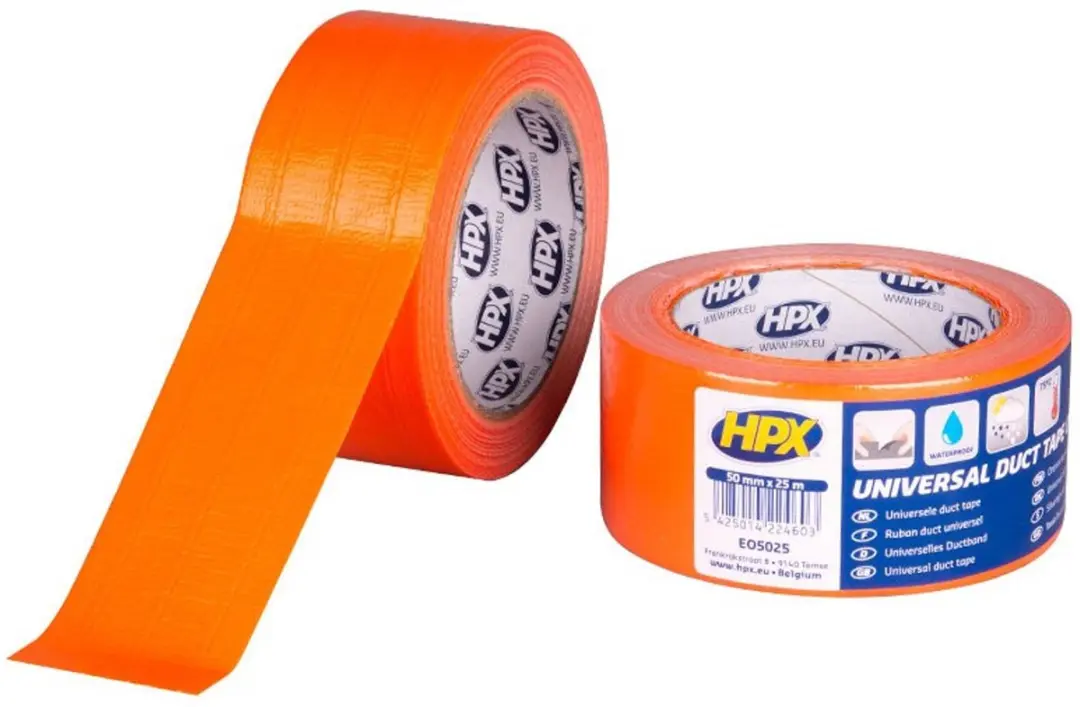 HPX Universele Reparatietape - Oranje 50mm x 25m