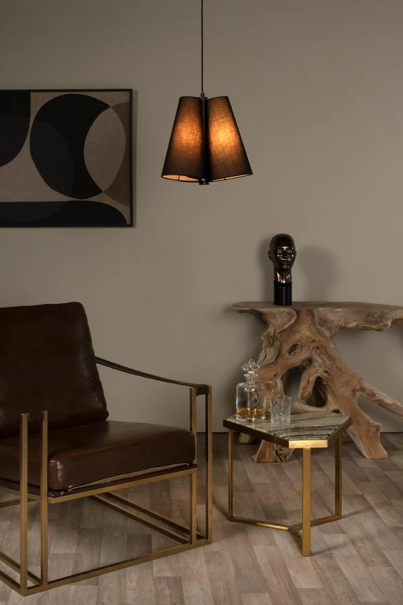 Lucide Gregory Hanglamp Ø34cm - 3xE27 - Zwart