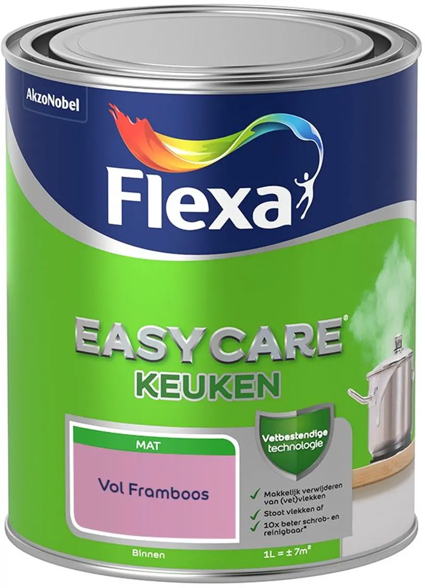 Flexa Easycare Keukenverf Vol Framboos 1L
