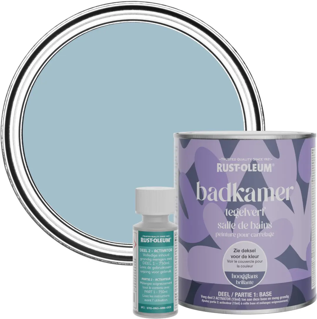 Rust-Oleum Badkamertegelverf Schemerblauw 750ml