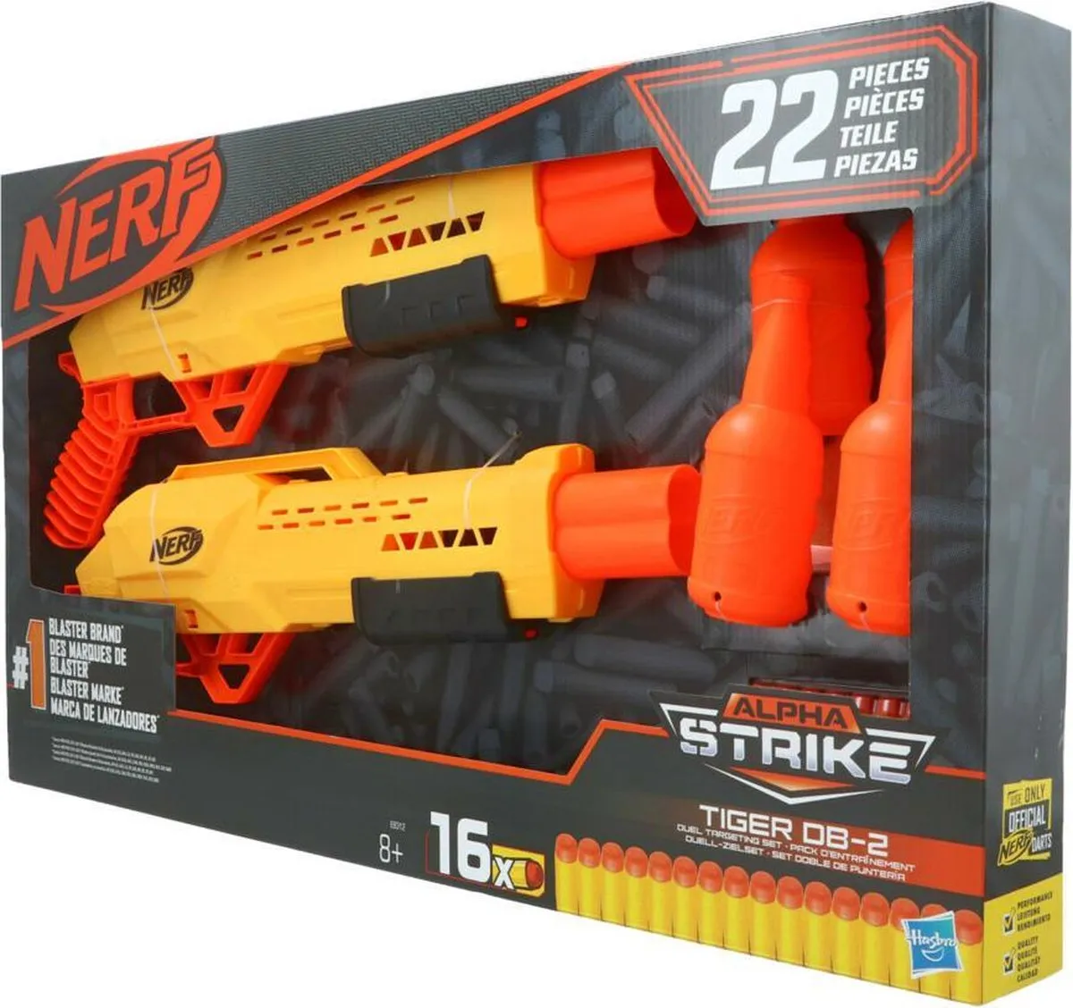 Nerf Alpha Strike Tiger DB-2 - Zwart