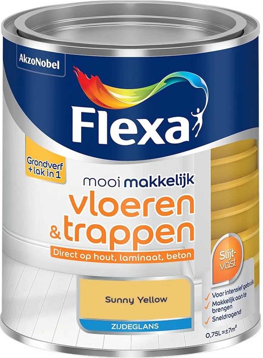 Flexa Mengverf Sunny Yellow 750ml