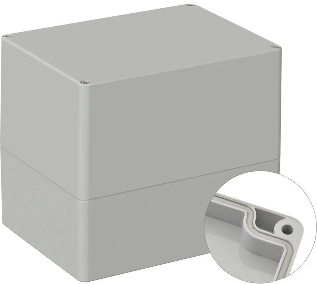 Tru Components TC-9065712 Industriële Behuizing 160x120x140mm - Grijs-wit