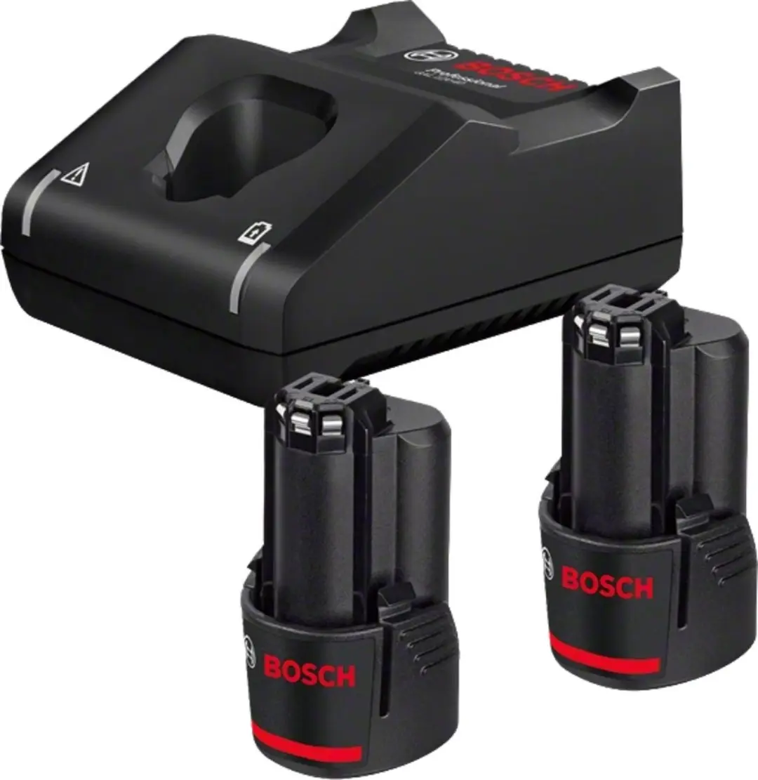 Bosch Professional Starterset GBA 12V 2.0Ah - 2x + Snellader GAL 12V-40 - Blauw - afbeelding 3 van 4